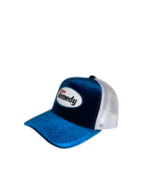 Load image into Gallery viewer, &quot;Draft Day&quot; Velvety Blue Cap
